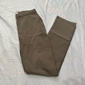 Aritzia Babaton Taupe Khaki High Rise Leggings Tights Ankle Skinny Pant Women Xs